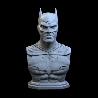 stl batman busto 3d impresión hombre 3dprint 3dmodel arte fan bufón esculpir colección 3d print model - Mito3D