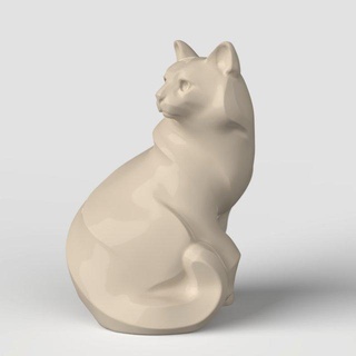 stl cnc router file 3dprintable sitting cat 3d print model in figurines 3dexport printable statuette interior cncmodel cncmachining cnc-made kitty cncrelief cnccarvemodel 3dprintmodel 3dprinted 3dprintready 3d print model - Mito3D