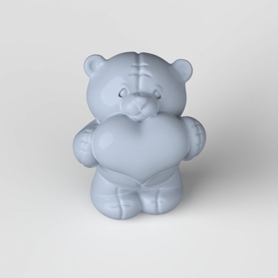 stl cnc router datei 3dprintable teddy bär spielzeug 3d drucken modell skulptur 3dexport teddybär teddy bear statue figur druckbar süss valentinstag cnccarvemodel cncmodel cncmachining 3dprintmodel 3dprintready 3d print model - Mito3D