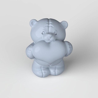 stl cnc router file 3dprintable teddy bear toy 3d print model in sculpture 3dexport teddybear teddy-bear statue figurine printable sweet valentinesday valentine cnccarvemodel cncmodel cncmachining 3dprintmodel 3dprintready 3d print model - Mito3D