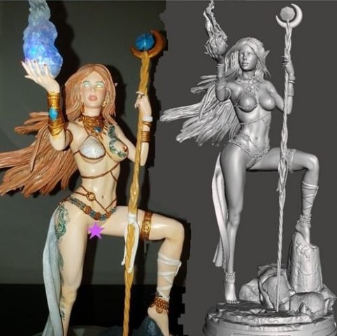 stl formato zeldria mago arte fan anime 3dprint 3dmodel zelda guerreros bárbaro file model gratis cuerpo pecho gracioso regalo humano 3D print model - Mito3D