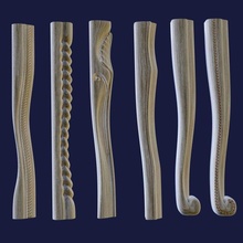 stool leg cnc set woodvorking stl decor 3d print model - Mito3D