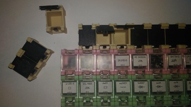 scatole di immagazzinaggio archiviazione box smd parti comune hobby il fai da te l'elettronica 3d print model - Mito3D