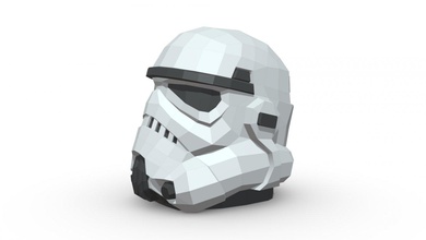 stormtrooper cabeza 3d impresión modelo in hombre 3dexport soldado muerte guerra estelar juguete casco máscara gorra cosplay tormenta juguetes juegos 3d print model - Mito3D