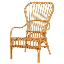 storsele ikea chair yellow bamboo rattan wood wicker-and-rattan wicked lounge restaurant patio bar 3d print model - Mito3D