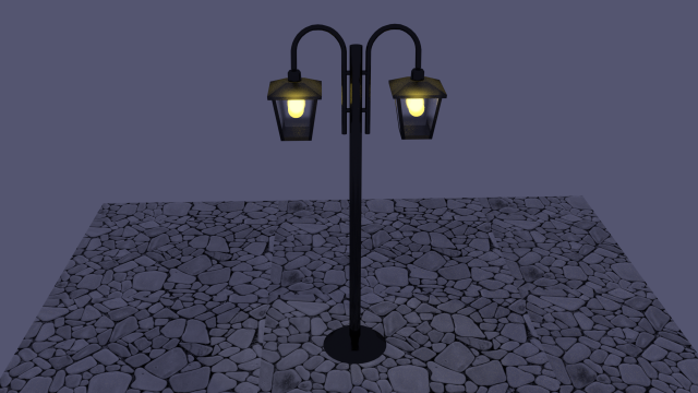 street lamp 3d model in miscellaneous 3dexport lamppost light 3D print model - Mito3D