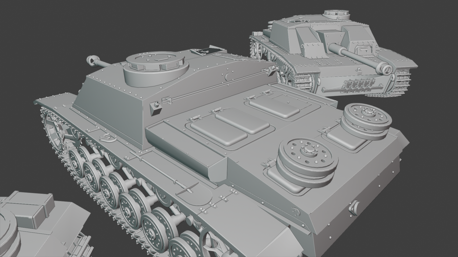 stug iii ausf g carri armati 3d stampa modello in veicolo 3dexport guerra tuono wow stupisce modelli modellazione giocattolo panzer panzerkampfwagen 3D print model - Mito3D