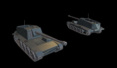 sturer emil tanks war thunder wow wows 3d models modeling printing print toy panzer panzerkampfwagen 3d print model - Mito3D