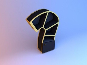 elegante alacena lámpara Arte interior armario diseñando mueble madera casa habitación gabinete vivo deco diseño símbolo estante almacenamiento resumen 3d print model - Mito3D