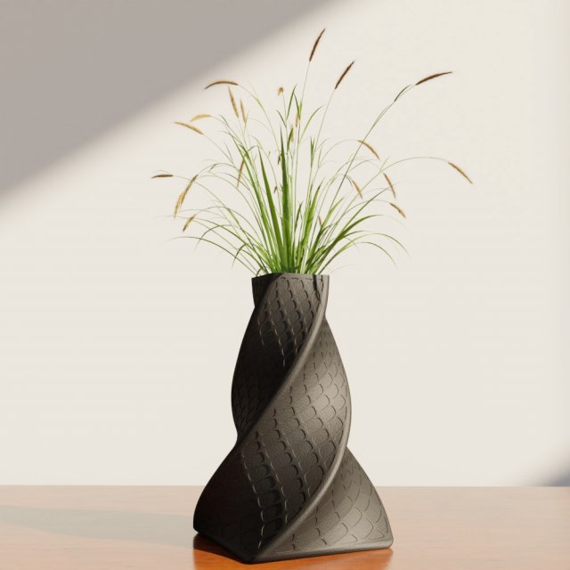 élégant vase conception décor maison fleur intérieur architecture vases pot plantes moderne 3D print model - Mito3D