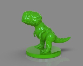stilize Dinozor Rex dinozorlar dinozor Trex t rex tarih öncesi Jurassic Jurassicpark jurassicworld Tarih zbrush 3dprint 3dprinting 3dprintable 3dprinter 3dprinted kertenkele 3d print model - Mito3D
