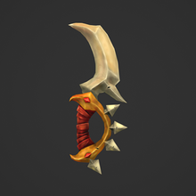 stylized knife asset handpainted handpaint hand-painted sword dagger weapon weapons 3d print model - Mito3D