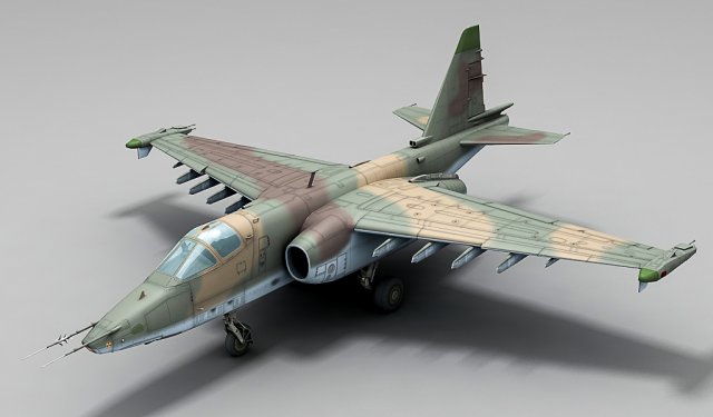 25 3d modelo in 3dexport aeronave sukhoi asalto 3D print model - Mito3D