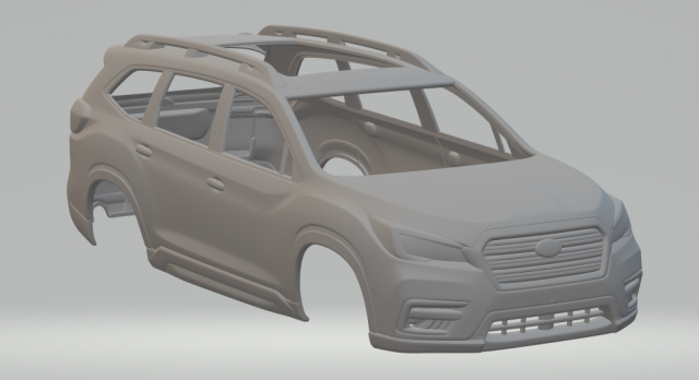subaru ascenso fundido presión ruedas calientes espacio tragamonedas slot car caliente juguetes coche vehiculo 3dpirnt impresión imprimible 3D print model - Mito3D