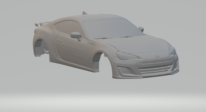 subaru brz 3d yazdır model in araç 3dexport döküm yuva araba slotcar sıcak tekerlekler ayarlama stl yarış juguetes arabalar süper toyota hilux sw4 suv 3d print model - Mito3D