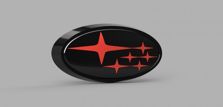 subaru impreza emblema logo 3d impresión modelo in 3dexport copiar original 3d print model - Mito3D