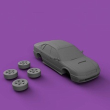 subaru legado coche vehiculo auto automóvil subarulegacy2005 3d print model - Mito3D