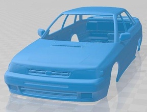 subaru legacy 1989 printable body car slot scalextric tamiya rc miniz hobby micro 3d print model - Mito3D