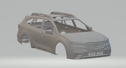 subaru outback 2022 3d impression modèle in véhicule 3dexport moulé pression slot voiture fente chaud roues chaudes rc wrc rallier impreza héritage sedan 3d print model - Mito3D