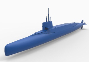 sottomarino mod2 3d stampa modello in settore automobilistico 3dexport classe nucleare hms marina militare reale britannico mare uk oceano nave guerra siluro barca sott'acqua 3d print model - Mito3D
