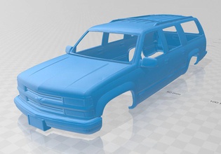 suburban 1999 yazdırılabilir vücut araba yuvası scalextric tamiya rc miniz hobi 1-10 1-32 G / Ç 3d print model - Mito3D