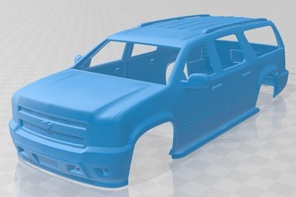 suburban 2010 printable body car slot scalextric tamiya rc miniz hobby micro crawler 3d print model - Mito3D