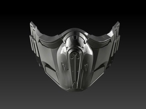 subzero mask 3d print model ftg mortal kombat sub-zero cosplay cos props fictional character fighting game franchise midway warrior 3d print model - Mito3D