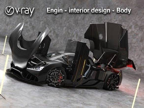 süper araba konsept koeniggseg motor iç 3d model in spor arabalar 3dexport koenigsegg ayarlama kitbash mimari dış 2022 audi yarış arabası vücut kiti sert yüzey 3d print model - Mito3D