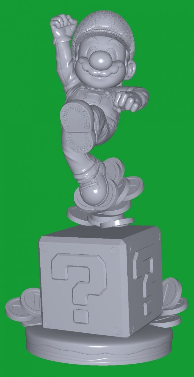 súper mario hombre 3D print model - Mito3D