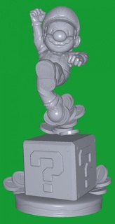 super Mario uomo super Mario 3d print model - Mito3D