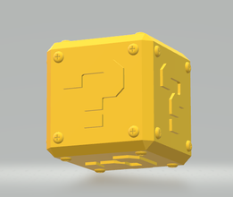 Süper mario kutu kutusu mariobros supermario video oyunları 3d print model - Mito3D