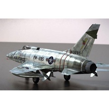 super sabre 3d model in fighter 3dexport aircraft airplane military attack jet 3d print model - Mito3D