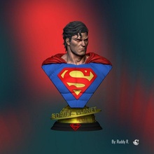 superman 3d print model in anatomy 3dexport dccomics colectors colection impresion3d 3d print model - Mito3D