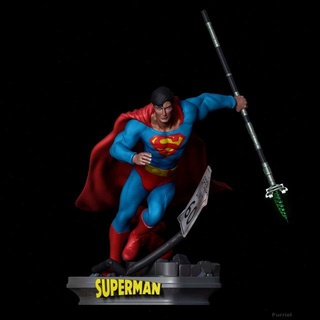 Super homen clássico 2 cabeças opções homem dc DC Comics dccomic estátua figura colecionável cavill Reeves reeve super heroi 3d print model - Mito3D