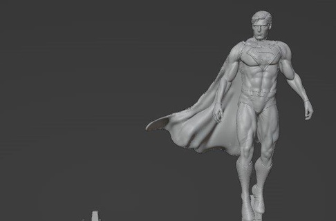 Süpermen dc özel 3d Yazdır Dosyalar stl satın almak 1 2 modeller heykel anime obj 3dprint Bilim kurgu filo şekil animasyonlu Süper kahraman çizgi roman Sanat heykeller Dccomic 3d print model - Mito3D
