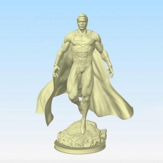 Übermensch Stahl Statue Gerechtigkeit Liga Superheld Batman Held Skulptur dc Kent Fan Art Clark Kunst Skulpturen Comics Karikatur 3d print model - Mito3D