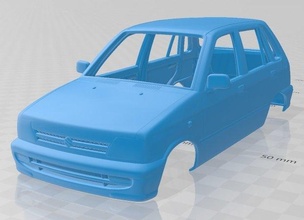 suzuki maruti 800 1986 imprimível corpo carro 3d impressão modelo in automotivo 3dexport fenda escalextrico tamiya rc miniz passatempo micro 3d print model - Mito3D
