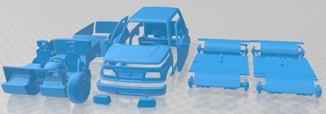 suzuki vitara 1989 imprimible coche vehiculo automotor espacio scalextric Tamiya rc miniz pasatiempo micro 3d print model - Mito3D