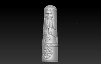 svarog ancien dieu of russie 3d impression modèle in homme 3dexport buste statue figurine cnc 3d print model - Mito3D