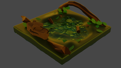 swamp free swamp 3d print model - Mito3D