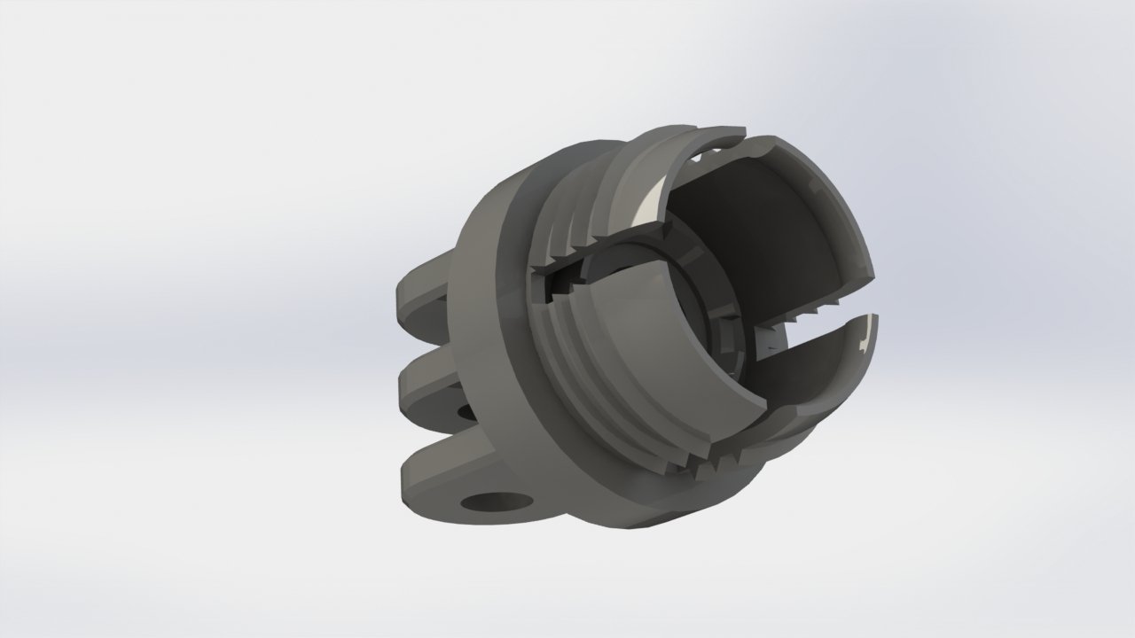 swivel-mount-Gewinde Schwenk mount thread 3D print model - Mito3D