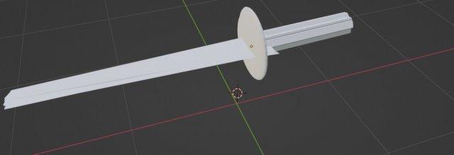 sword bıçak kasalı in blender 3d yazdır model oyuncaklar 3dexport 3d print model - Mito3D