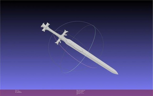 kılıç Sanat internet üzerinden alicization Alice yazdırılabilir montaj kopya Kostüm oyunu kostüm fantezi anime silah sword art online sao 3d print model - Mito3D