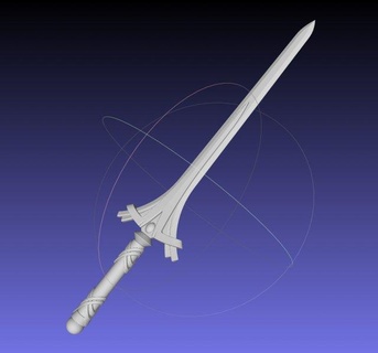 espada Arte línea alicización asuna inframundo montaje réplica cosplay disfraz arma anime fantasía sword art online sao 3d print model - Mito3D