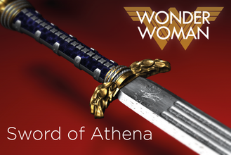 espada atenea mujer dc historietas cómic arma Arte cosplay decoración bricolaje diy Diana 3d print model - Mito3D