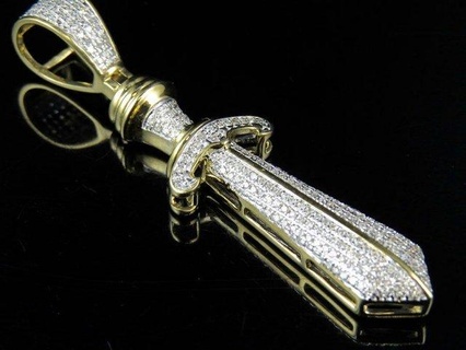 sword diamond pendant pendants sworddiammond luxury rapper jewelry fashion hiphop necklace gemstone elegant celebrity style jewellery bling gem 3d print model - Mito3D