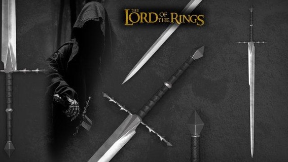 sword nazgul - lord rings narsil anduril isildur hobbit gondor mordor sauron legolas frodo gandalf weapon thorin cosplay gollum tolkien toys lord-of-the-rings games 3d print model - Mito3D