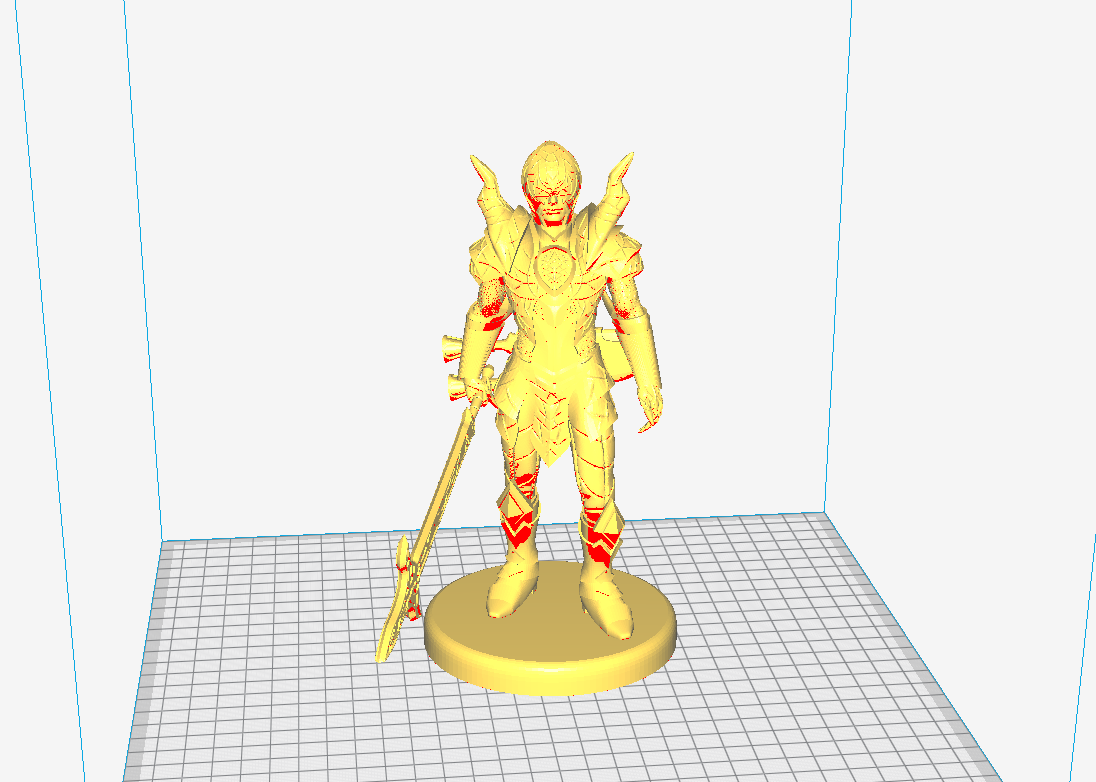 swordsman warrior 3D print model - Mito3D