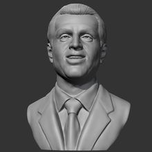 sylvestre stallone 3d impression modèle in sculpture 3dexport humain tête portrait buste figure homme visage statue acteur 3d print model - Mito3D