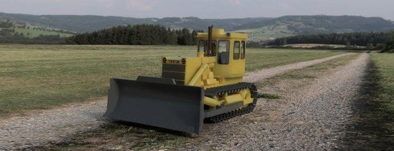 170 bulldozer 3d drucken modell automobil 3dexport gebäude traktor transport rahmen plastik 3dprint landwirtschaft modellieren 3d print model - Mito3D